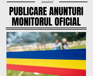 anunt monitorul oficial